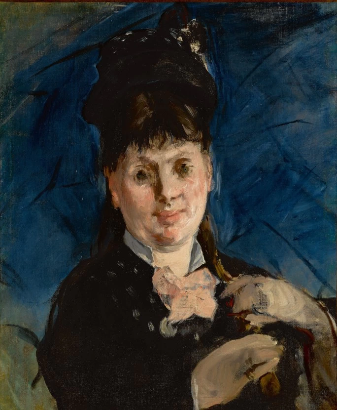  91-Édouard Manet, donna con un parasole, 1872 